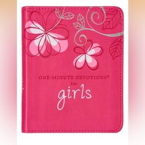 One-Minute Devotions for Girls Pink Floral Devotional